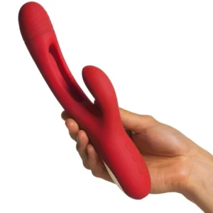 3 IN ONE FLAPPING VIBRATOR (RED)