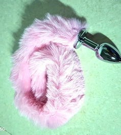 Anal plug with pink punch